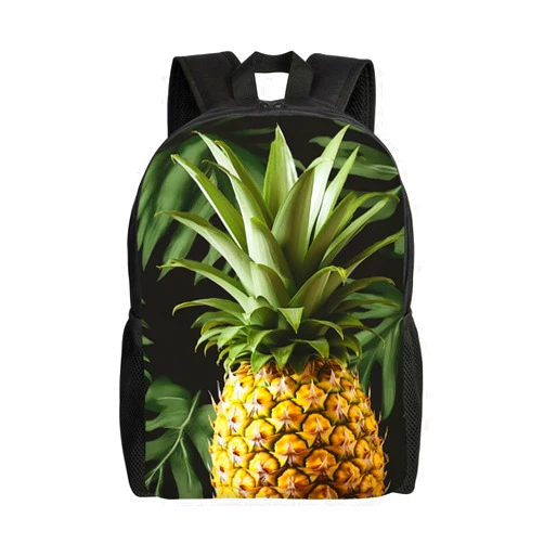 VTCTOASY Backpack Travel Laptop Backpack For Men Women Lightweight Rucksack Yellow Pineapple Casual Daypack