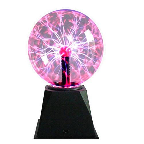 LZQPearl Decorative Large Plasma Ball Lamp,Air Ions Plasma Ball Lamp,Nebula Thunder Lightning,Touch Sensitive Plasma Ball, Touch Sensitive Thunder Light, Ball for Parties Decorations, Kids Gift, M