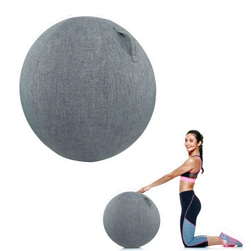 TYCGGN Yoga boll Cover,Balance Ball Cover,Exercise Ball Cover, Sitting Ball Cover,Yoga Ball Protective Accessory, Cotton and Linen Yoga Ball Protective Cover(Ball not Included)