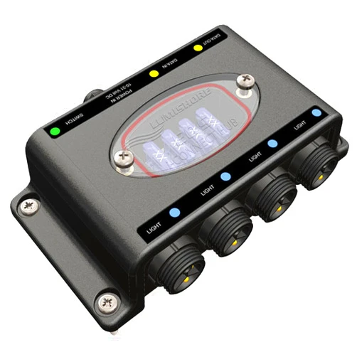 Lumishore EOS i-Connect Hub, use to connect SMX154 EOS or TIX404 EOS Underwater Boat Lights, 60-0321