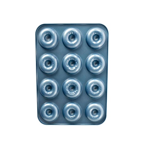 Nordic Ware Formed Mini Donut Pan, 12 Cavities, Twilight Blue