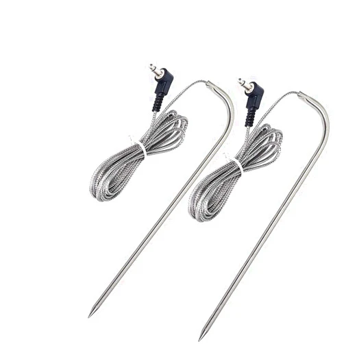 FCCUM Replacement Meat Probe for Pit Boss Pellet Grill, Compatible with Pit Boss Series Pellet Grill and Smoker, 3.5 mm Plug, 2 Waterproof Temperature Probes