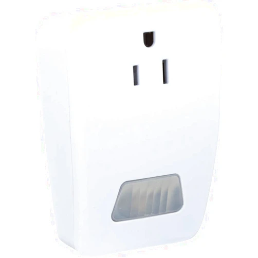 Westek AmerTac MLC4BC Westek Indoor Plug-in Motion Activated Light Control – White, 120V 60Hz, 100 deg. Detection Zone | Wireless Motion Sensor