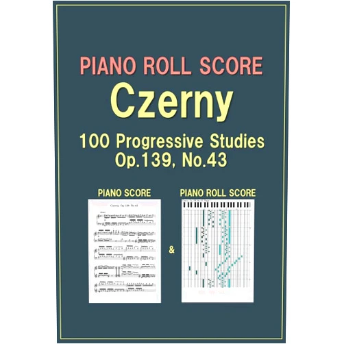 By Ryoichi Ishii (Author) Format: Kindle Edition PIANO ROLL SCORE Czerny 100 Progressive Studies Op.139 No.43