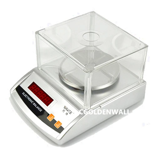 CGOLDENWALL Digital Analysis high Precision Laboratory Analytical Balance Jewelry Scale High Wind Shield Electronic BalanceQuartile Scientific Research balance0.01g (1000g, 0.01g)