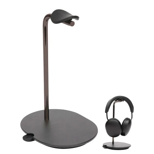 Sanus Sonos Ace Headphones Stand - Premium Stand w/Silicone Cradle Prevents Creasing & Built-in Cable Management w/Magnetic Clip for Fast Charging - Tool-Free Setup - Black Sonos Headphones Stand