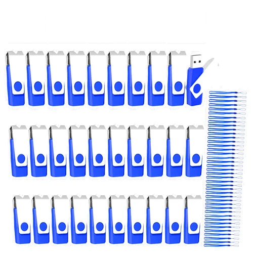 EASTBULL 50 Pack of Flash Drives Bulk 4GB, USB 2.0 Flash Drives Pack USB Drives Bulk Thumb Drives in Bulk with 50 Strings (4 GB)