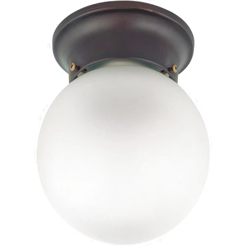 Nuvo 60/6012 One Light Flush Mount, Bronze/Dark