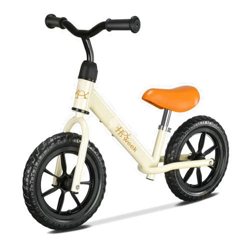 HAWEEK Toddler Balance Bike 12” No Pedal Training Bicycle for Kids 24 Months to 5 Years Tool-Free Adjustments Seat and Handlebar Best Gift for 2-5 Boys Girls
