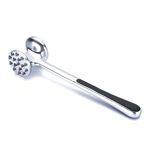 VAVOLO Meat Tenderizer Mallet Tool-Zinc Alloy Material Steak Hammer, Double Sided Meat Tenderizer Mallet for Mashing and Tenderizing Meat Steak or Chicken in Kitchen