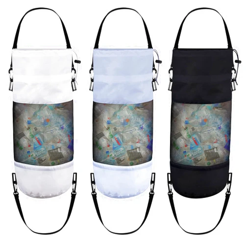 Gersoniel 3 Pack Boat Trash Bags Trash Can Accessories Container Portable Boat Storage for Fishing
