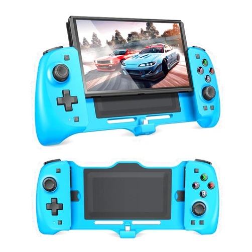 Senwoo Switch Controller for Switch/OLED,One-Piece Joypad Controller Replacement for Switch Pro Controller,Ergonomic Switch Controller is Programmable,TURBO,Dual Vibration,6-Axis Gyro,Screenshot … (blue)