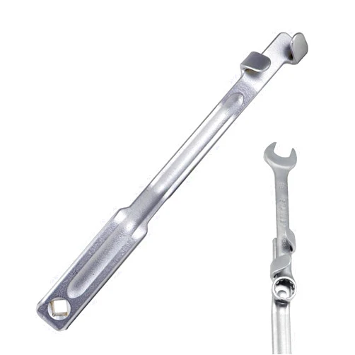 HONGLINSONG Wrench Extender Tool Bar, Torque Adaptor Extension 15 Inch Ultra Long Wrench Extension with 1/2 Inch Hole Fit for Open End Wrench Extender of Mechanics and Automotive Repairs