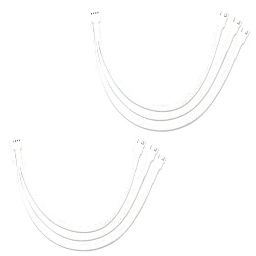 JAZZCOOLING 4 Pin PC Fan Splitter Cable, PWM Fan Splitter, 10.6 inch Sleeved Braided Adapter Computer PC Fan Extension Cable Converter for Computer, 4 pin Fan Splitter, 1 to 3 (2 Pack)