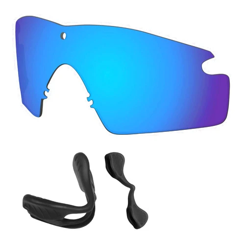 Predrox Si M Frame 3.0 Lenses & Nose Pieces Replacement for Oakley Sunglass OO9146 Polarized
