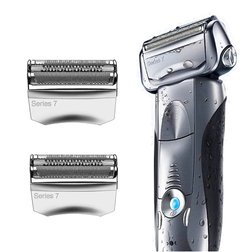 HONGNAL 2Pack 70S Series 7 Replacement Head for Braun Series 7 Foil Shaver Replacement Heads Compatible Braun Series 7 Replacement Compatible with Series 7 Shavers 70s 720,750CC, 760CC,790CC,9565 Foil Shaver