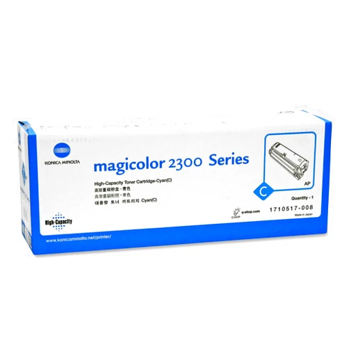 Minolta Konica Minolta 1710517-08 Cyan Toner Cartridge (2300DL Printer)