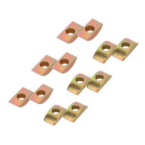 AINTXT Furniture Fastening Connectors Table Top Fasteners Countertop Flip Connector Joint Connector Bed Connecting Kit & Furniture Drawbolt Pack Miter Draw Bolt (Half Moon Nuts)