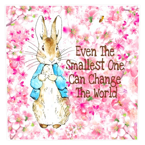 SMJ Designs Peter Rabbit Blossom Sticker Vinyl Waterproof Sticker Decal Car Laptop Wall Window Bumper Sticker 5