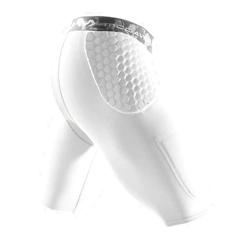 McDavid Basketball Padded Compression Shorts Girdle. 3 HEX Pads Padding. HIPS and Tailbone Protection. Cup Pocket