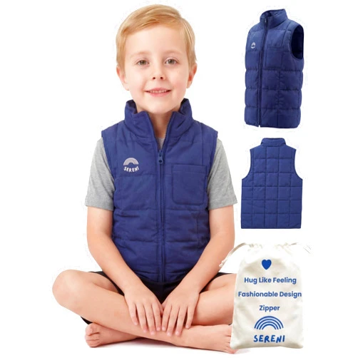 Sereni Weighted Calming Vest for Kids, Therapy Compression Vest, Sensory for Emotional Regulation