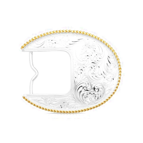 Montana Silversmiths Elevated Classic Oval Belt Buckle - 51510NF