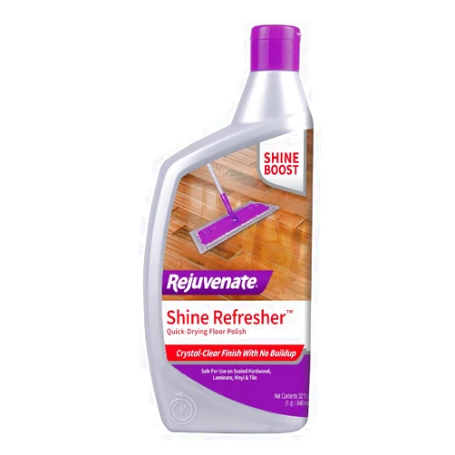 Rejuvenate Shine Refresher Floor Polish Renews Shine On Newer And Recently Restores Floors Including Sealed Hardwood, Laminate, Vinyl And Tile, 32 Ounces