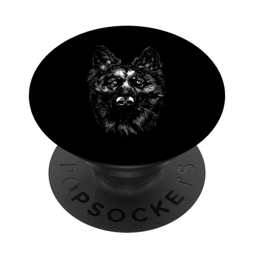 Bäume Meditieren , lustige Sprüche German Shepherd Dog Motif for Men Women Children PopSockets Swappable PopGrip