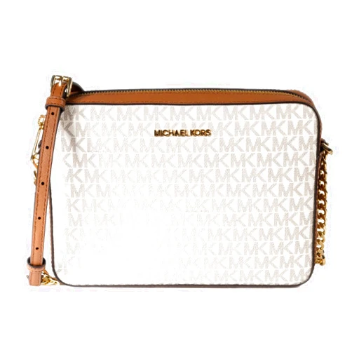Michael Michael Kors East West Jet Set Large Logo Crossbody Bag