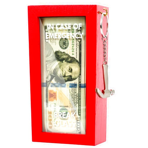 JULEASEL Fun Emergency Box w/Hammer, Funny Gifts for Women Men, Fill-Your-Own Gift Idea Box, Personalized Small Gifts for Friends Coworkers, Unique Gifts for Birthday, Valentines Day, Mothers Day