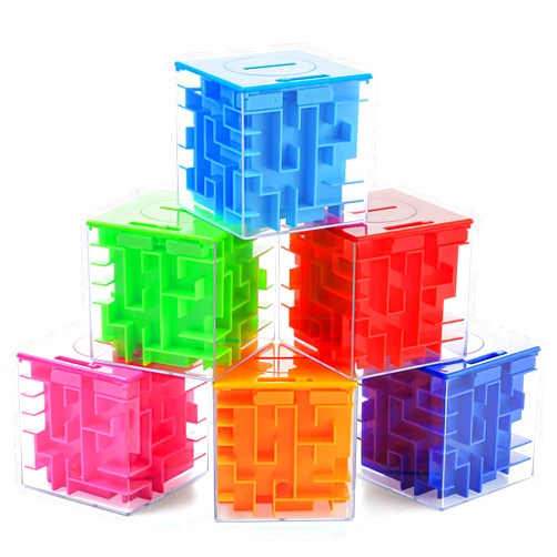 ZPISF 6 Pack Money Maze Puzzle Gift Boxes, A Fun Unique Way to Give Gifts for People You Love, Great for Kids and Adults