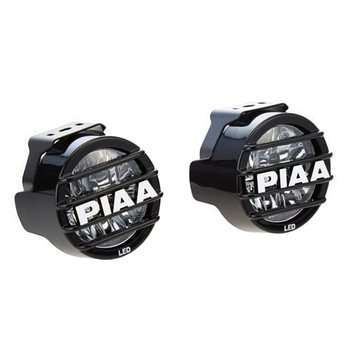 Piaa 5370 White 3.5-Inch SAE Compliant LED Fog Lamp Kit with Wiring Harness and Relay and Switch, Pack of 2
