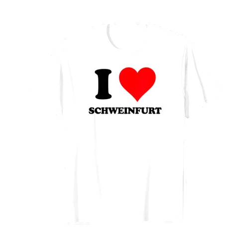Deutschland Cities Towns Merch Tees And Stuff I Heart Schweinfurt Germany Love German Souvenir Item T-Shirt