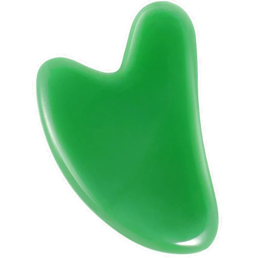AGFELO Gua Sha Facial Tool Natural Jade Stone Guasha Board for SPA Acupuncture Therapy Trigger Point Treatment Gua Sha Scraping Massage Tool