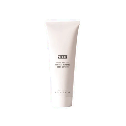 Versed Press Restart Retinol Body Lotion - Cocoa Butter + Squalane Moisturizer for Dry Skin - Firming Body Retinol to Smooth Texture & Brighten Skin - Body Breakout Treatment (6 oz)
