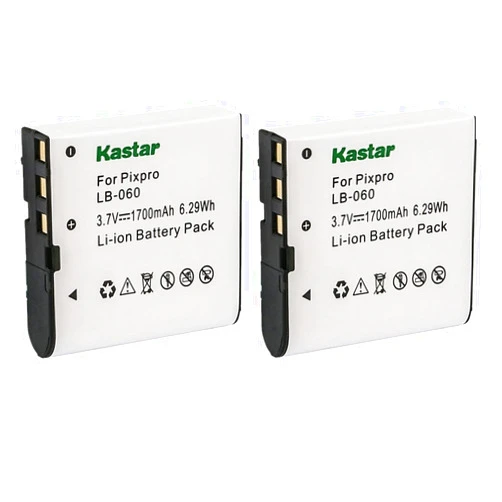 Kastar 2-Pack Battery Replacement for DXG Series DXG-125V, DXG-5B1V, DXG-5B7V, DXG-517V, DXG-531V, DXG-532V, DXG-533V, DXG-534V, DXG534V DXG-535V, DXG-556V HD, DXG-566V, DXG-566V HD, DXG-580V