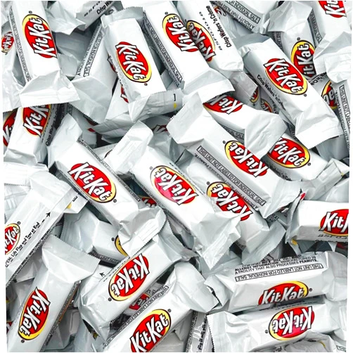 SUNNY ISLAND KITKAT Miniature Crisp Wafers White Creme Chocolate Candy Bars, 2-Pound Bag