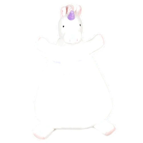 WubbaNub Baby White Unicorn Lovey