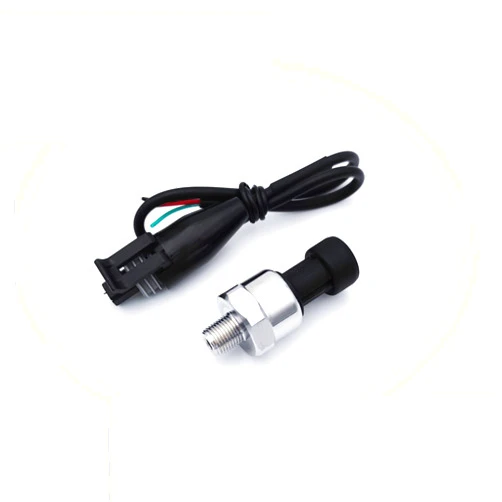 CASHOE Pressure Transmitter Pressure Sensor transducer Transmitter, for Water Oil Fuel Gas air 1/8NPT 5-12V Ceramic Sensor Stainless Steel 5-300psi 2pcs (Size : 1600psi)