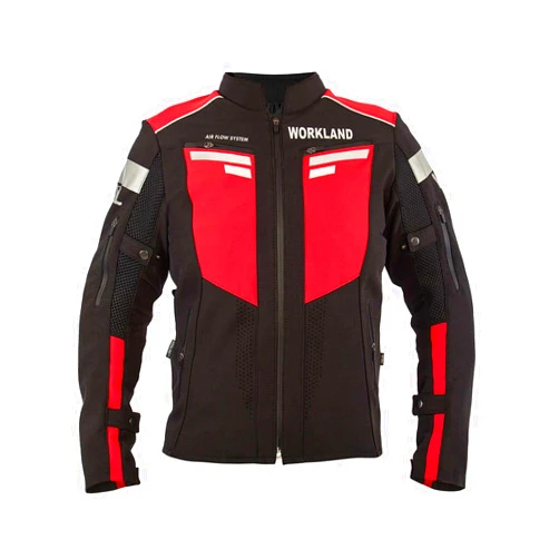 WORKLAND Summer Motorcycle Jacket for Men - Adventure and Touring Motorbike Biker Riding Jacket