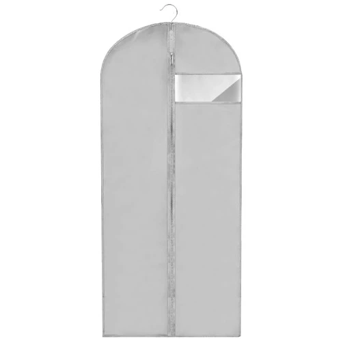 Fafish Dress Bags for Gowns Long,60'' Garment Bag Suit Bag for Closet Storage and Travel (Grey)