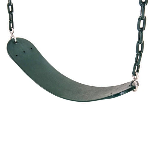Jack and June Jack & June Green Belt Playset Swing with 80” Chains Made for 5’ and 6’ Deck Height