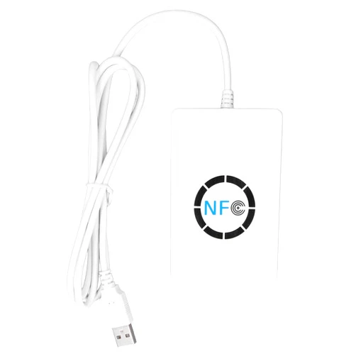 Dioche USB NFC Smart IC Card Reader Writer Copier Duplicator Contactless 13.56MHz 424kbps Compatible with ISO 14443 Types A and B for NFC Tags
