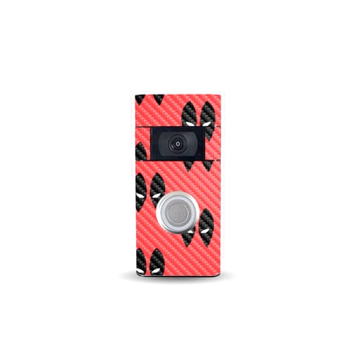 MIGHTY SKINS MightySkins Carbon Fiber Skin Compatible with Ring Video Doorbell (2nd Generation) - Dead Eyes Pool | Protective, Durable Textured Carbon Fiber Finish | Easy to Apply