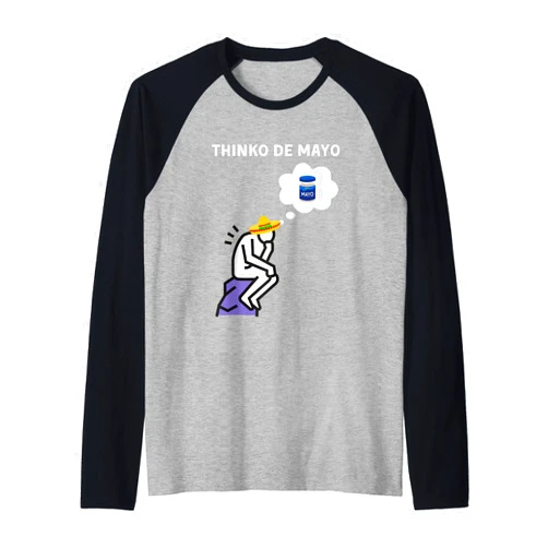 Funny Thinko de Mayo Shirt - Funny Cinco De Mayo Funny Cinco De Mayo Shirt - Funny Thinko de Mayo Shirt Raglan Baseball Tee