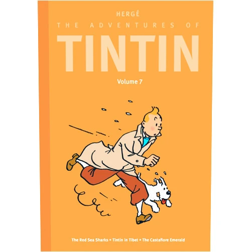 By Hergé (Author) The Adventures of Tintin: Volume 7: The Red Sea Sharks / Tintin in Tibet / The Castafiore Emerald