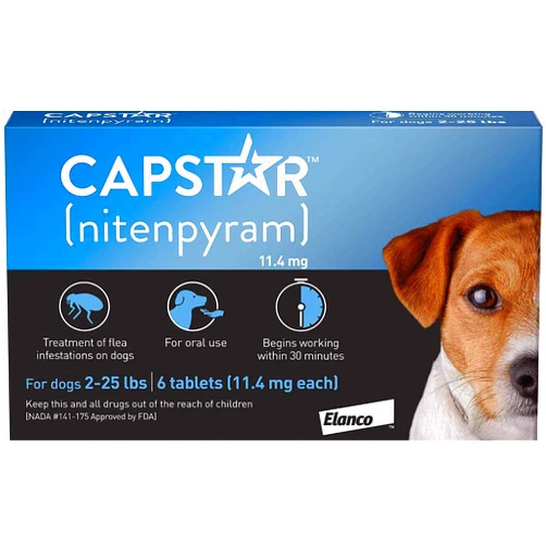 Capstar Novartis Capstar Flea Killer 2-25lbs., 6 Tablets