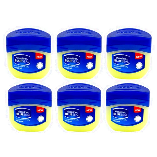 Vaseline BlueSeal Pure Petroleum Jelly 1.7oz (50ml) Jar (Pack of 6)