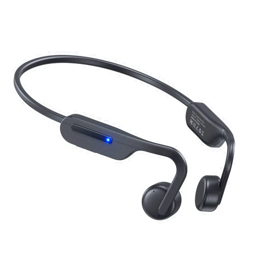 Qyzue Bone Conduction Headphones, Open Ear Headphones Bluetooth 5.4 with Mic, Wireless Running Headphones 10H Playtime, Waterproof Sport Earbuds Suitable for Cycling, Outdoor Sports