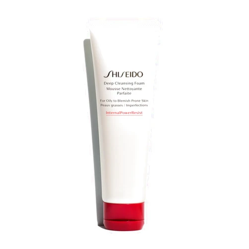 Shiseido Deep Cleansing Foam - 125 mL - Deeply Cleanses & Removes Impurities for a Fresh, Smooth Finish - For Oily to Blemish-Prone Skin